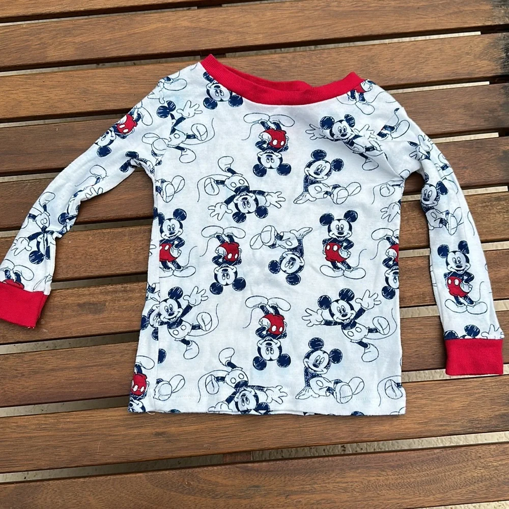Mickey mouse pajamas set 18 months 100% cotton